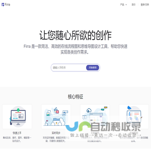 Firra在线流程图思维导图-在线画流程图思维导图工具软件